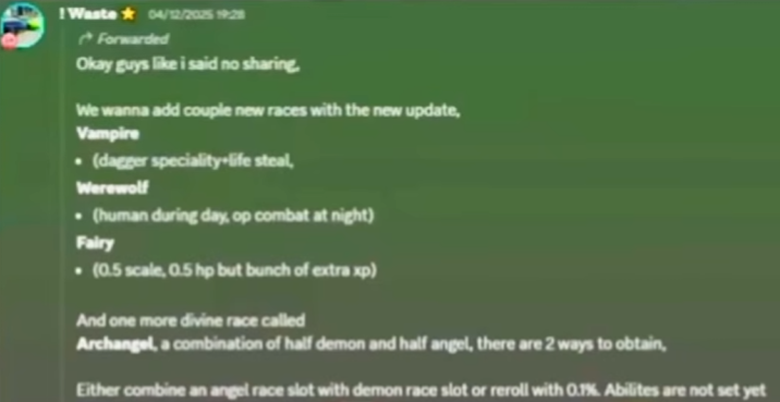 the forge new races leak